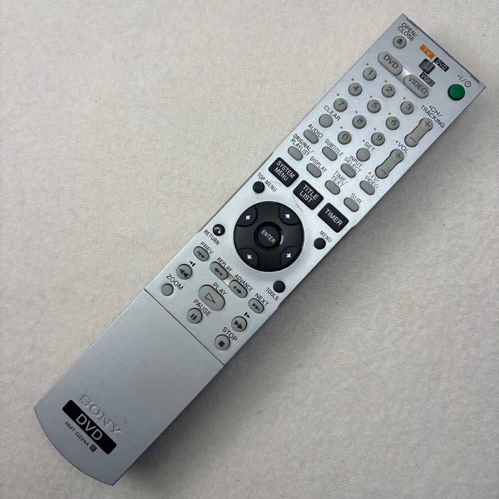 Sony DVD Player Remote Control RMT-0224A Genuine OEM - Picture 11 of 11